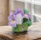 Ceramic Small Size Iris Flower Nightlight, Spring Decor, Garden Decor, Gift for Her, Gift for Mom, Farmhouse Home Decor